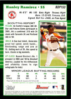 2005 Bowman Chrome Draft Picks & Prospects Hanley Ramirez #BDP153