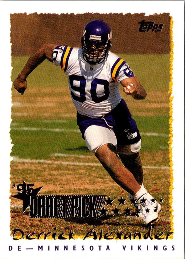 1995 Topps Derrick Alexander #228 Rookie