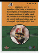 2000 Fleer Tradition Whole Ten Yards Stephen Davis