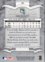 2003 Donruss Classics Josh Beckett #29