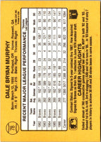 1986 Donruss Dale Murphy #66