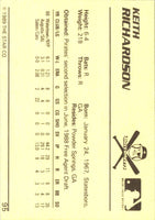 1989 Star Keith Richardson #95