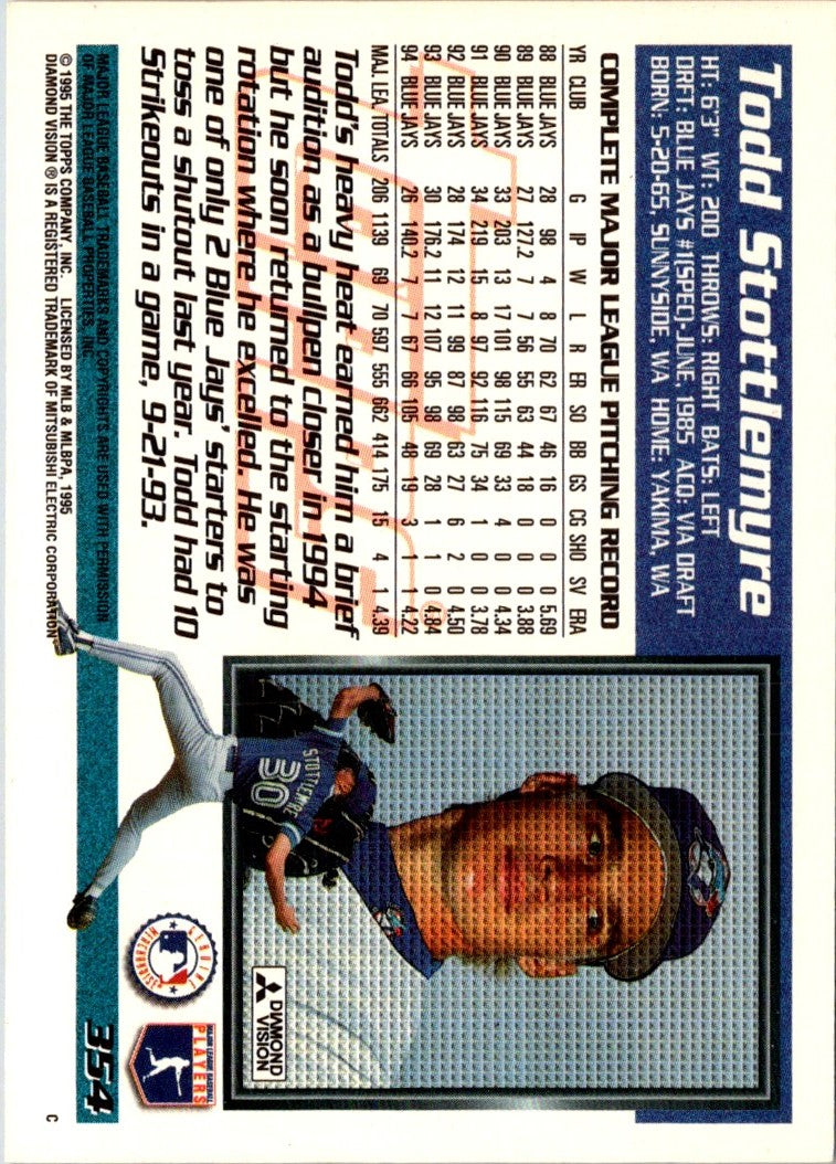 1995 Topps Todd Stottlemyre