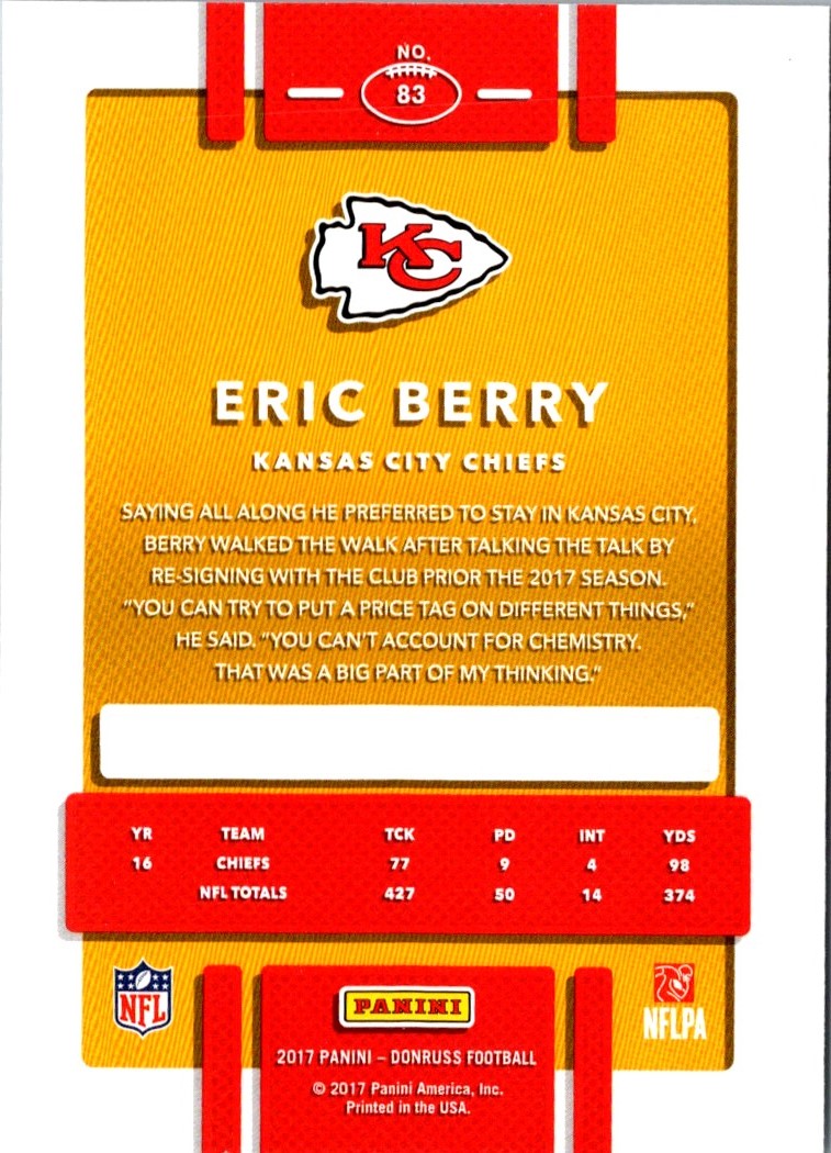 2017 Donruss Eric Berry