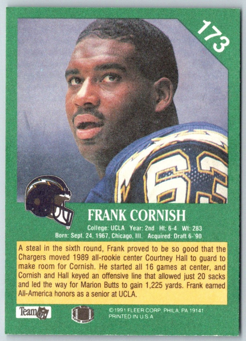 1991 Fleer Frank Cornish
