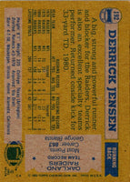 1982 Topps Derrick Jensen #192 Rookie