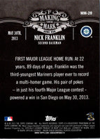2013 Topps Update Making Their Mark Nick Franklin #MM-28