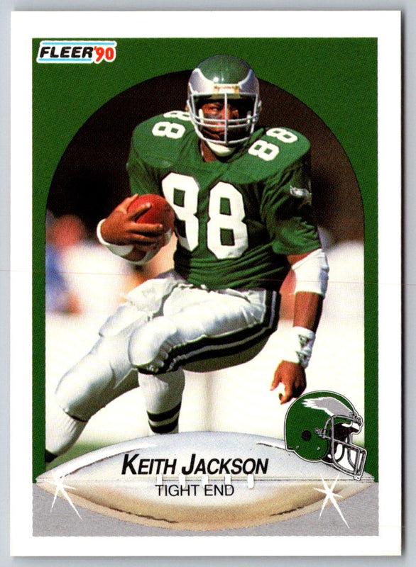 1990 Fleer Keith Jackson #86