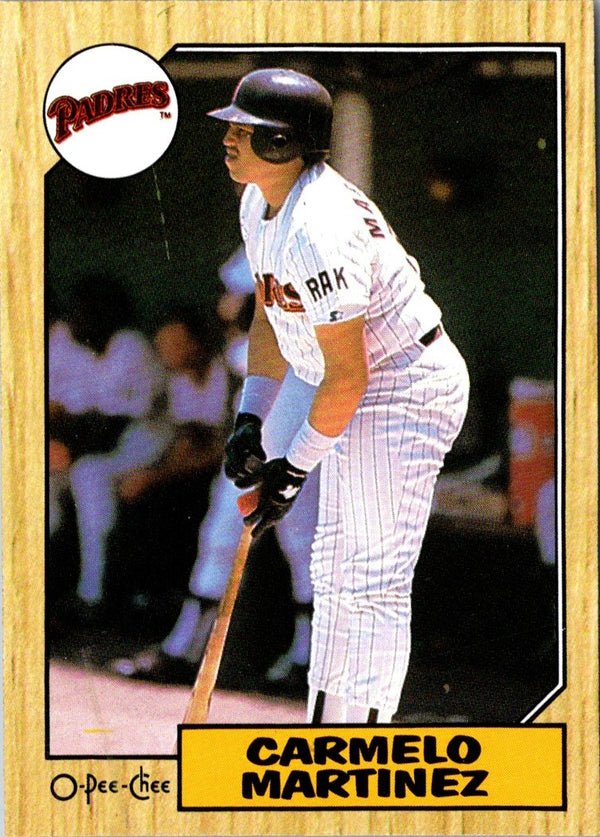 1987 O-Pee-Chee Carmelo Martinez #348