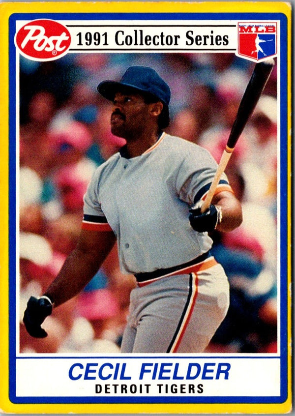 1991 Post Cereal Cecil Fielder #23