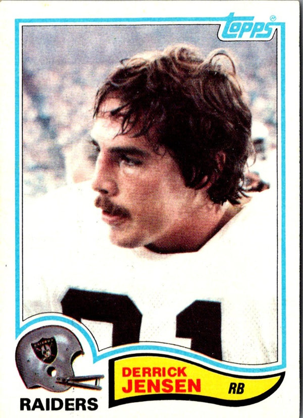 1982 Topps Derrick Jensen #192 Rookie