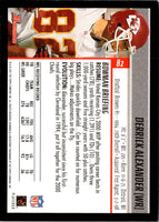 2001 Bowman Gold Derrick Alexander #82