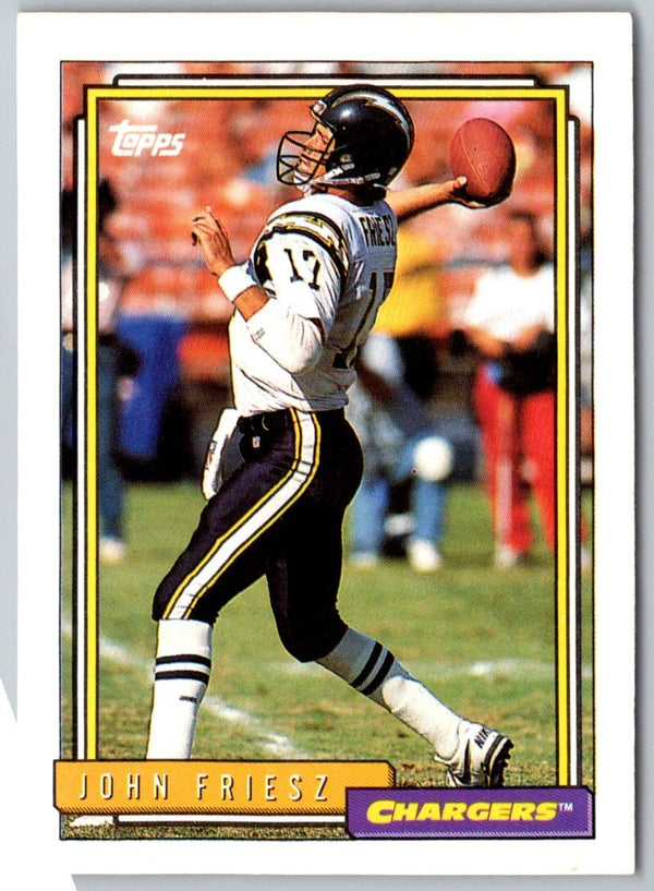 1992 Topps John Friesz #10