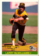 1984 Donruss Larry McWilliams