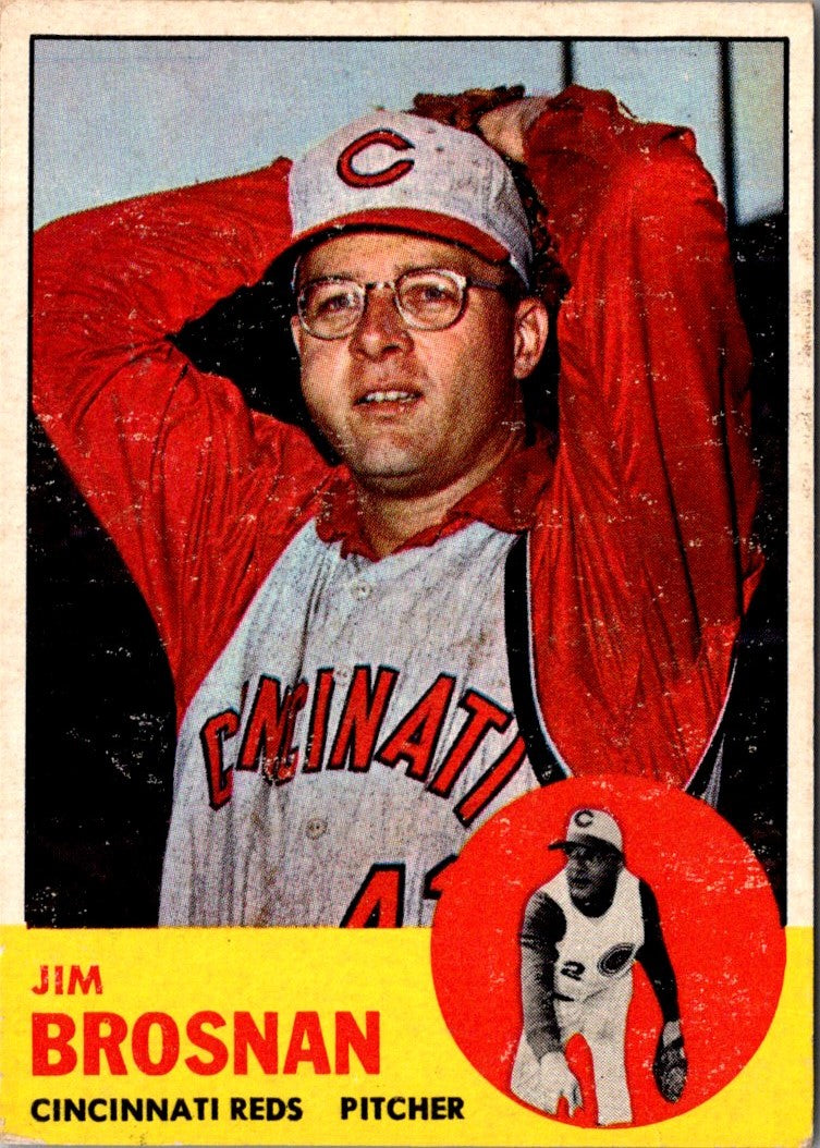 1963 Topps Jim Brosnan