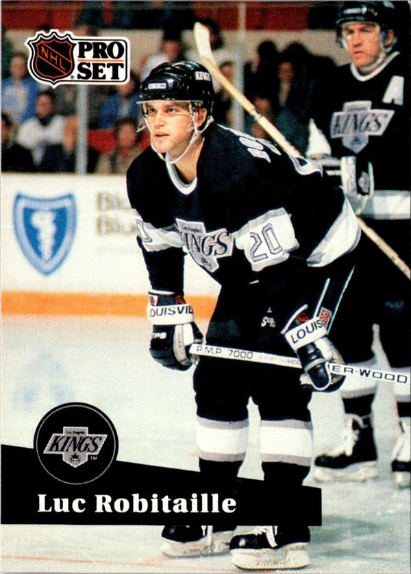 1991 Pro Set French Luc Robitaille #AC9