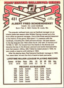 1981 Donruss Red Schoendienst