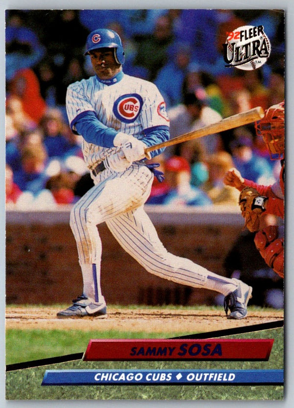 1992 Ultra Sammy Sosa #476