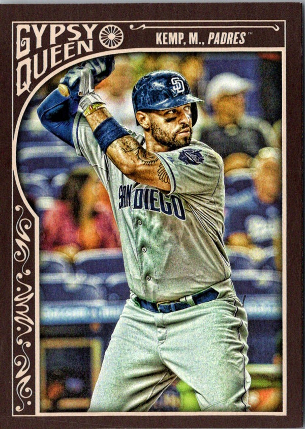 2015 Topps Gypsy Queen Matt Kemp #38