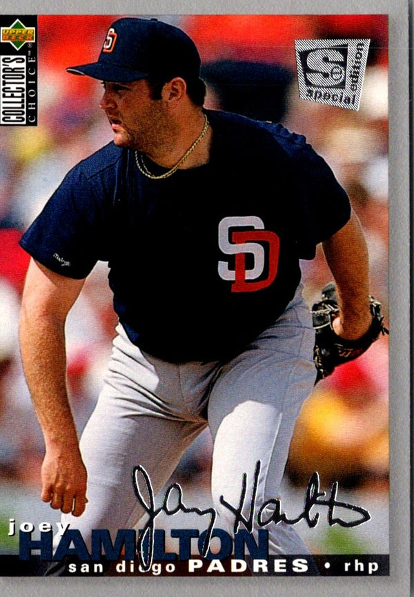 1995 Collector's Choice SE Silver Signature Joey Hamilton #161 Silver