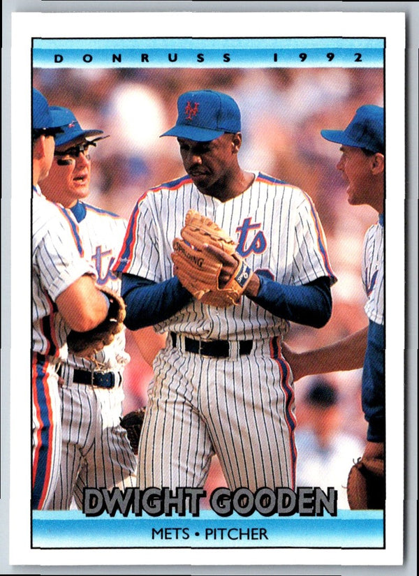 1991 Donruss Leaf Previews Dwight Gooden #7