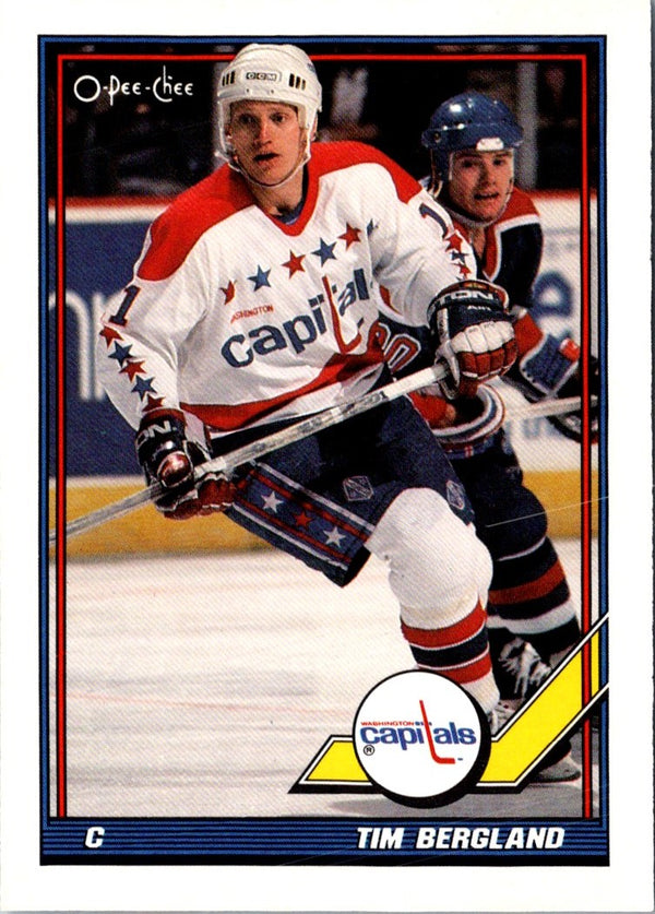 1991 O-Pee-Chee Tim Bergland #34