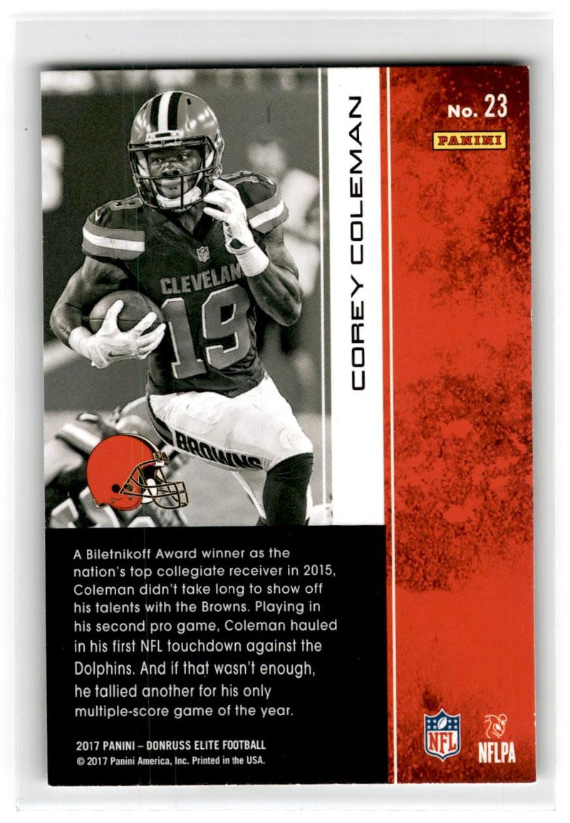 2016 Panini Rookie Corey Coleman