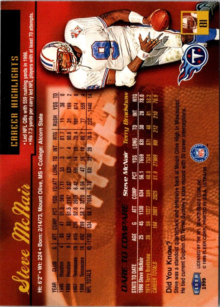 1999 Ultra Steve McNair