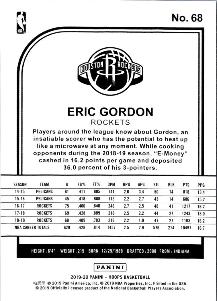 2019 Hoops Blue Eric Gordon