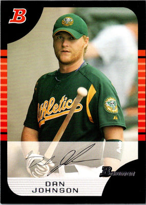 2005 Bowman Chrome Draft Picks & Prospects Dan Johnson #BDP6