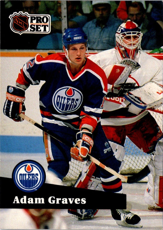 1991 Pro Set French Adam Graves #67