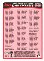 2006 Topps Checklist Checklist #2 OF 3