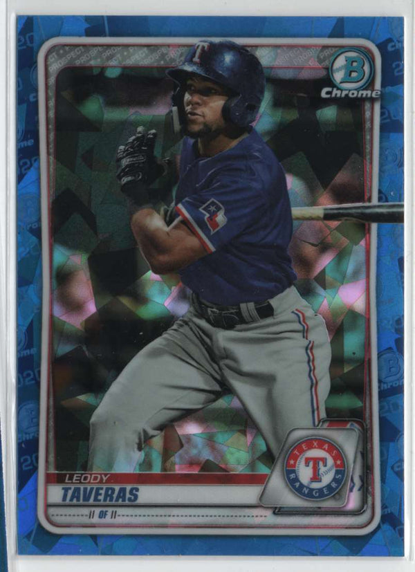 2020 Bowman Chrome Sapphire Leody Taveras #BCP-127