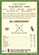 2003 Fleer Tradition Update Carl Everett
