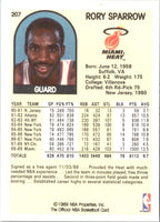 1989 Hoops Rory Sparrow #207