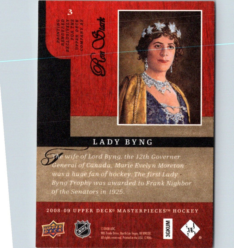 2008 Upper Deck Masterpieces Lady Byng