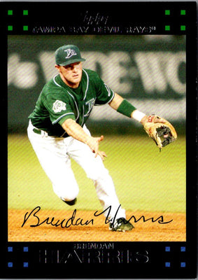 2007 Topps Updates & Highlights Red Back Brendan Harris #UH92