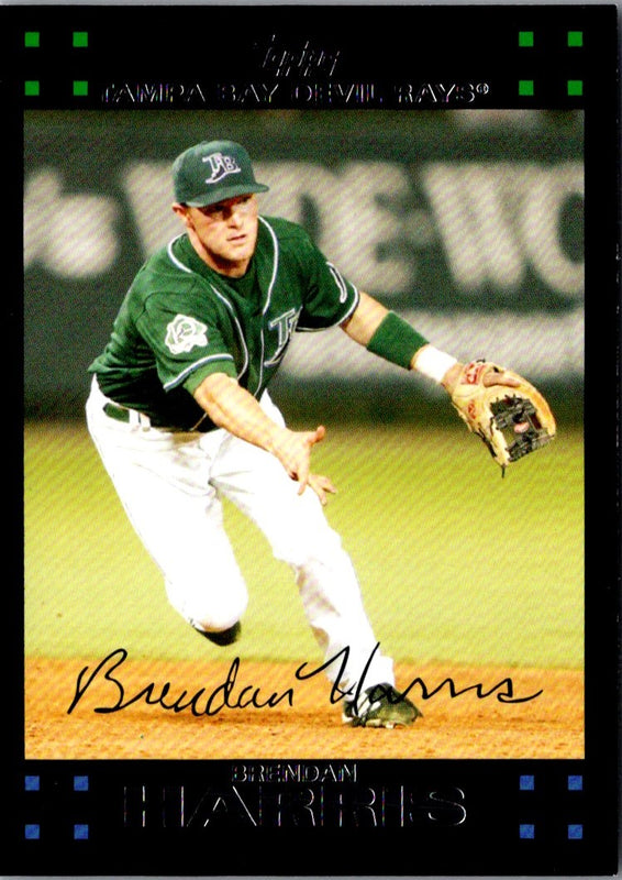 2007 Topps Updates & Highlights Red Back Brendan Harris #UH92