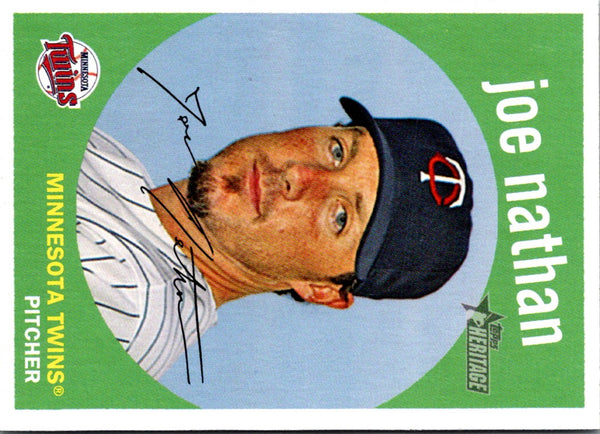 2008 Topps Heritage Joe Nathan #29