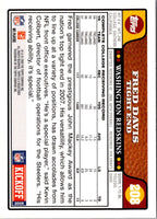 2008 Topps Kickoff Fred Davis #208 Rookie
