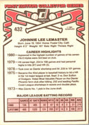 1981 Donruss John LeMaster