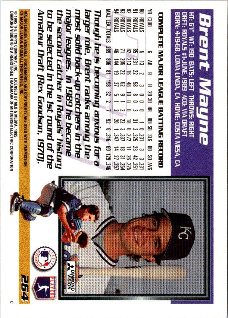 1995 Topps Brent Mayne