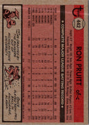 1981 Topps Ron Pruitt