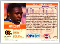 1989 NFL Proset Jerry Gray #200
