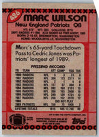 1990 Topps Marc Wilson #426