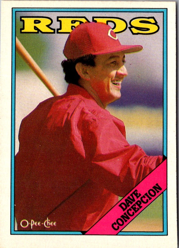 1988 O-Pee-Chee Dave Concepcion #336