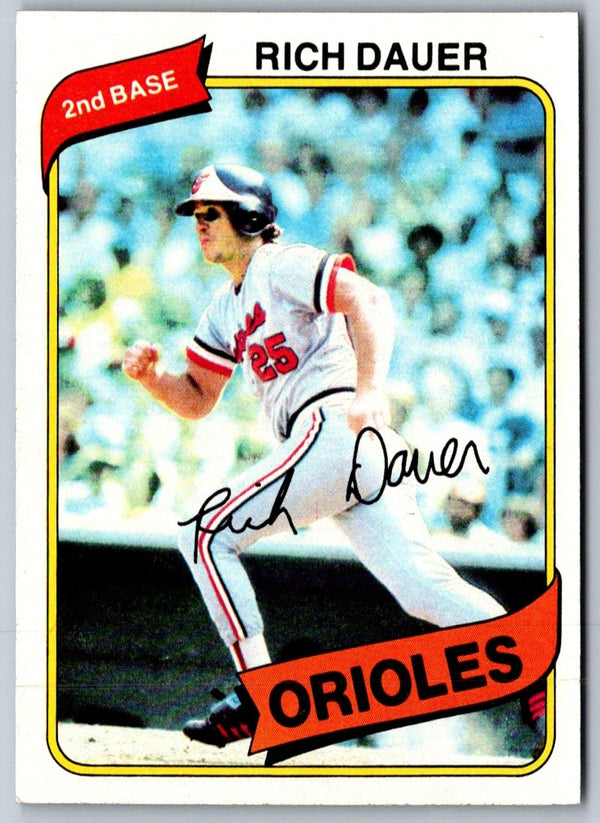 1980 Topps Rich Dauer #102