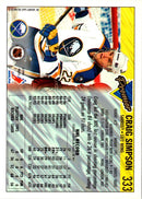 1993 O-Pee-Chee Premier Craig Simpson