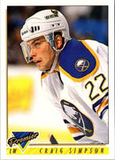 1993 O-Pee-Chee Premier Craig Simpson