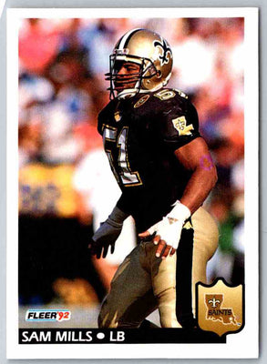 1991 Fleer Ultra Sam Mills #282